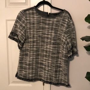 Banana Republic lightweight tweed shirt